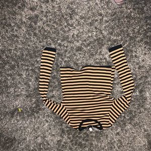 Long sleeve striped shirt